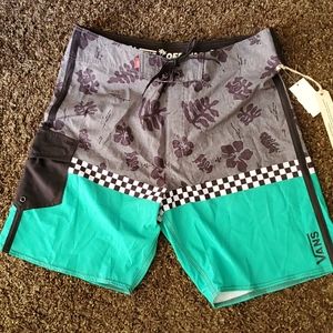 Vans off the wall swim trunks